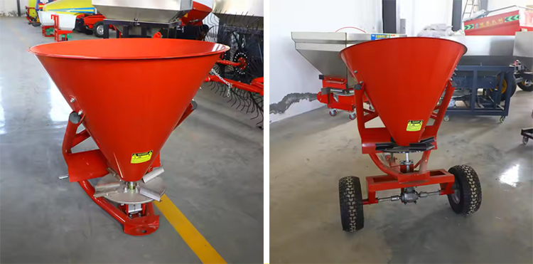 Tractor-mounted spreader